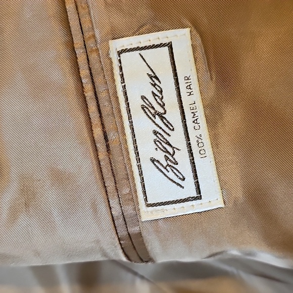 Vintage Bill Blass Camel Hair Classic Tan Men's Blazer Made In The USA - Picture 9 of 17